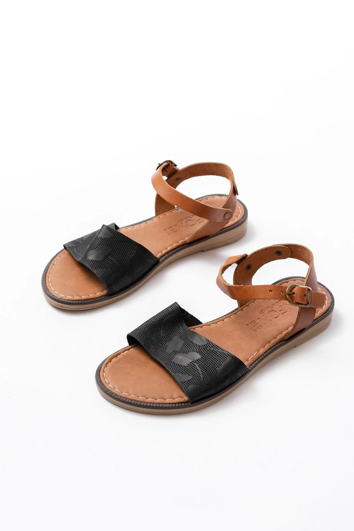 205-012 Sandales femme orthopédiques en cuir véritable confort – Image 6