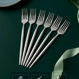 Set de 6 fourchettes à dessert en acier inoxydable Paris