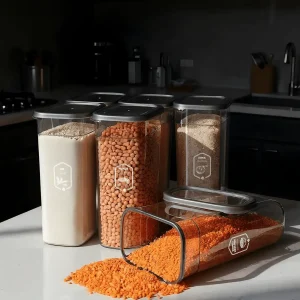 Set de 6 boîtes erzak mega 3,2L rectangulaires