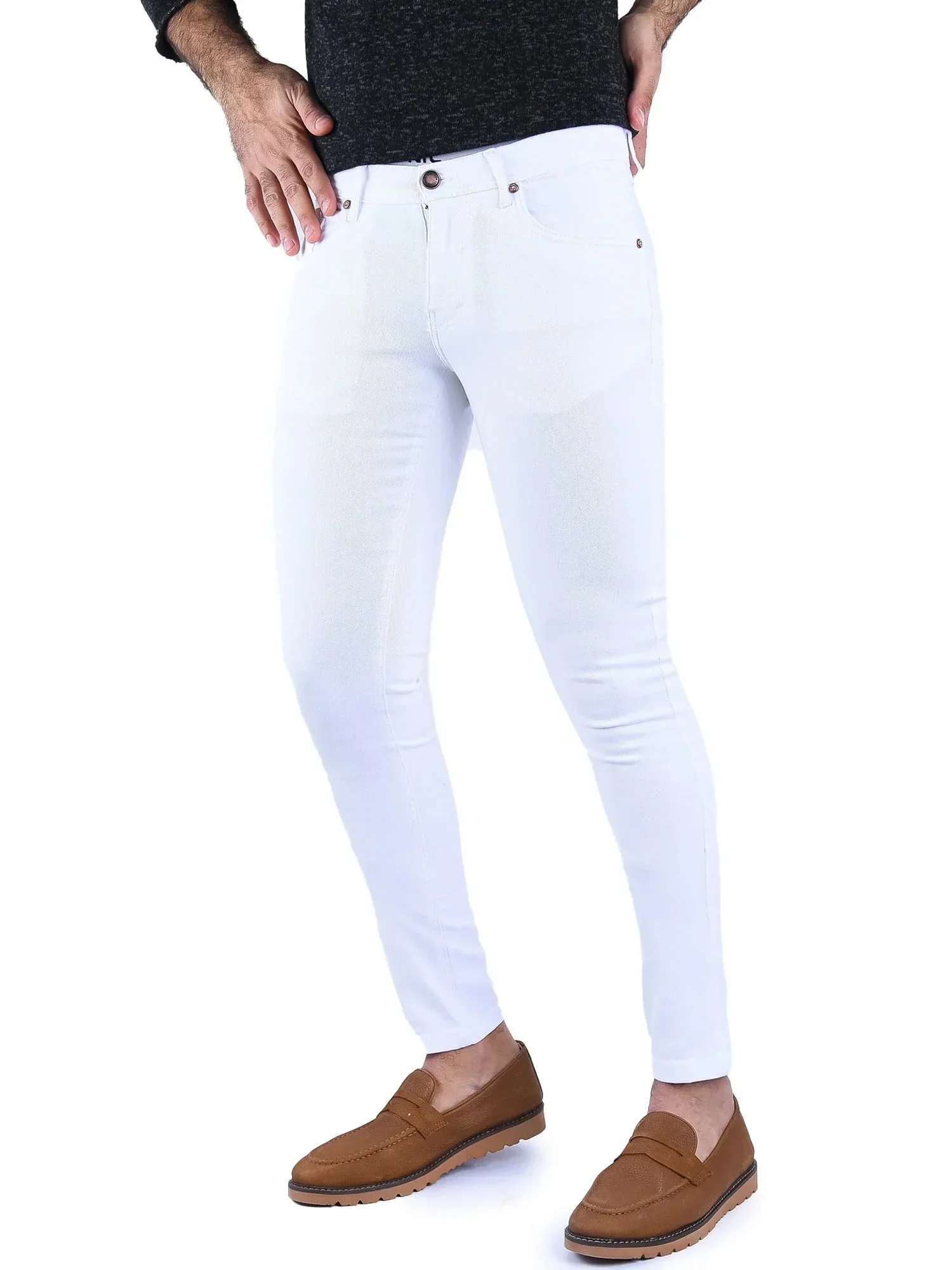 Jean pour homme au design moderne – Coupe slim avec des détails élégants – JNS22GFDN22922TM1 – Image 5