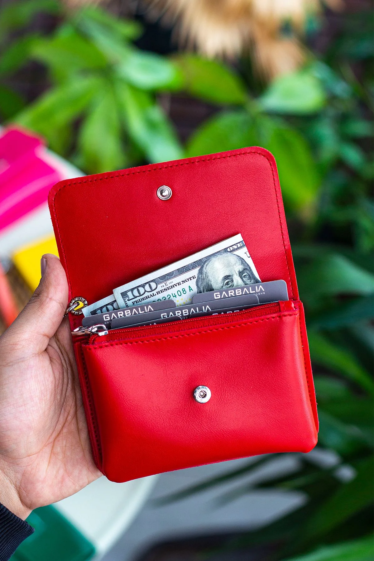 Portefeuille Femme Élégant en Cuir – Multicolore et Pratique – Image 3