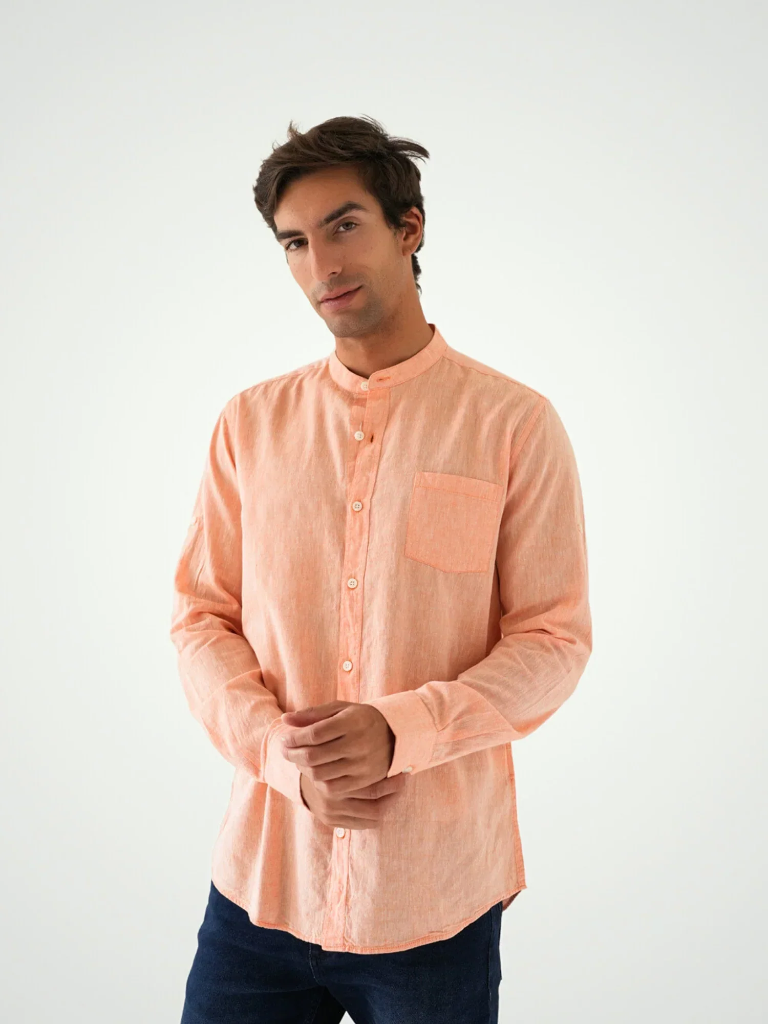 Chemise homme à manches longues, coupe moderne et design élégant – SHI24SEIS19429TM1 – Image 5