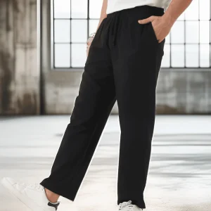 pantalon baggy homme coton léger respirant