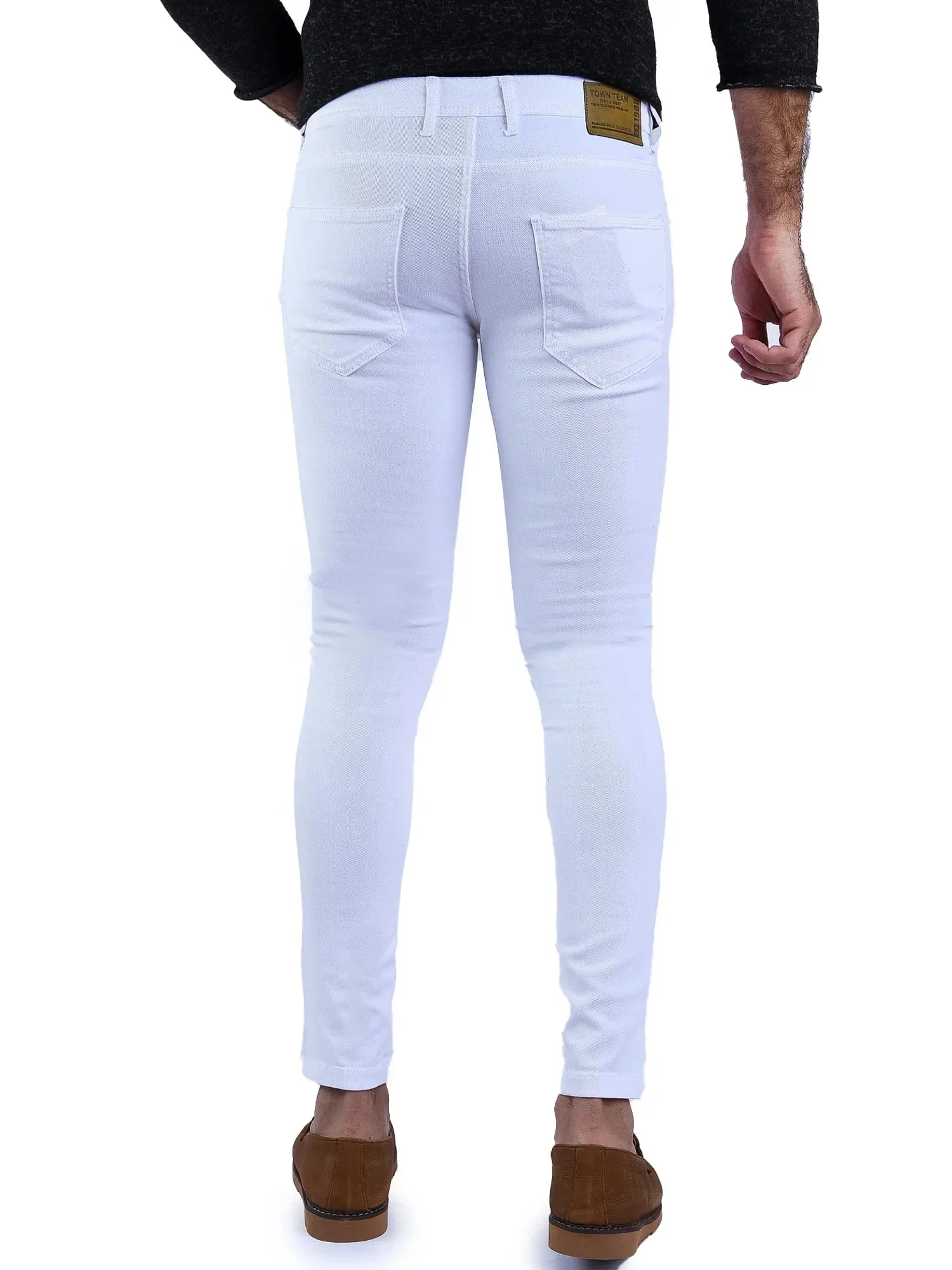 Jean pour homme au design moderne – Coupe slim avec des détails élégants – JNS22GFDN22922TM1 – Image 2