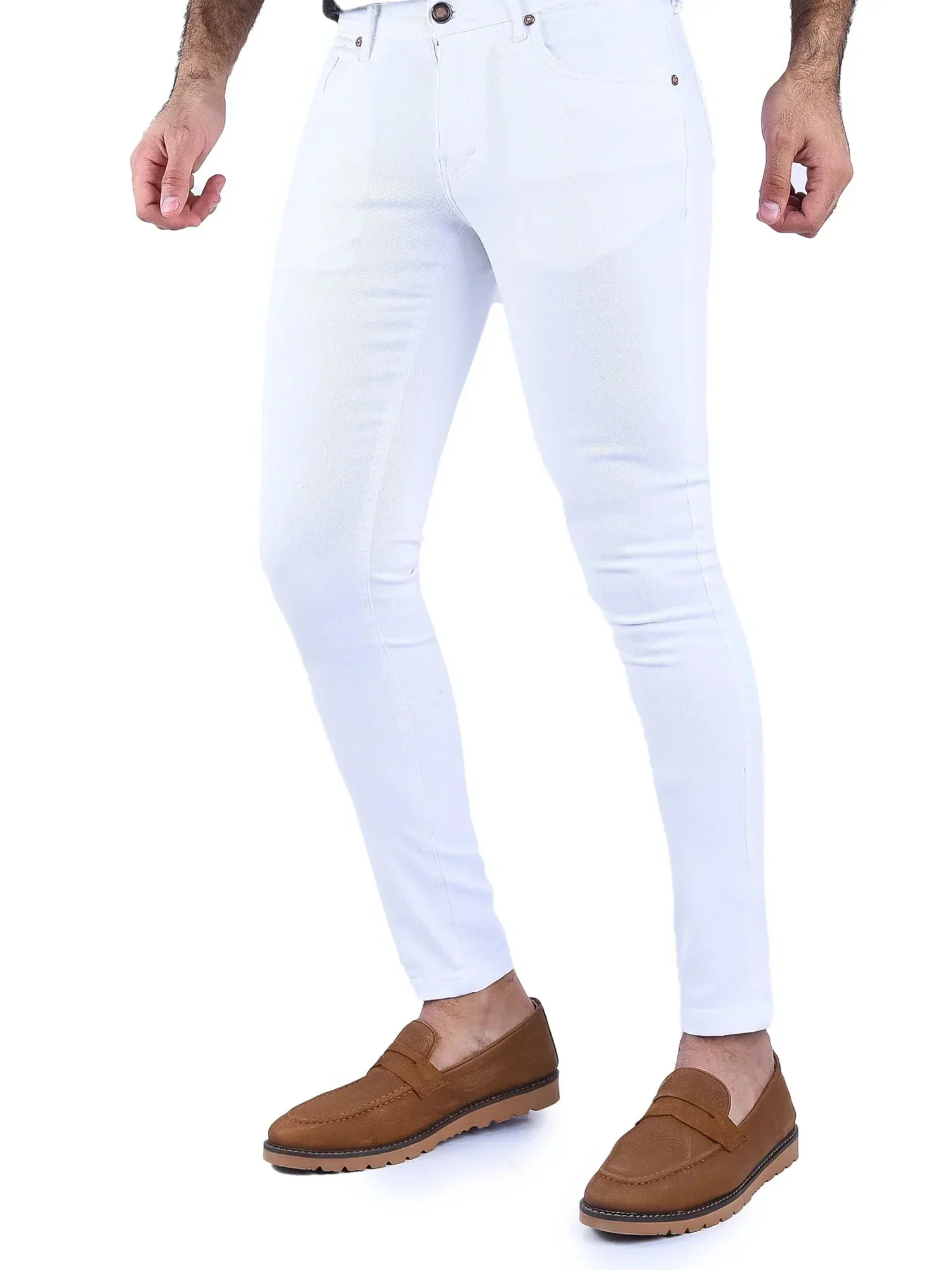 Jean pour homme au design moderne – Coupe slim avec des détails élégants – JNS22GFDN22922TM1 – Image 4