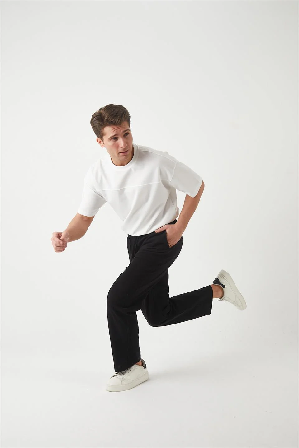 pantalon baggy homme coton léger respirant – Image 6