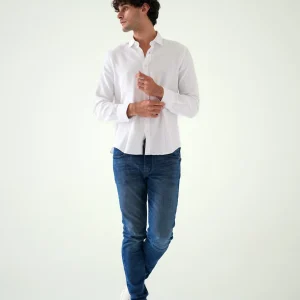 Chemise Homme à Manches Longues - Design Classique, Confortable et Élégant - SHI24SPOR19537TM1