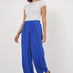 Pantalon sarouel femme confortable coupe ample 6659