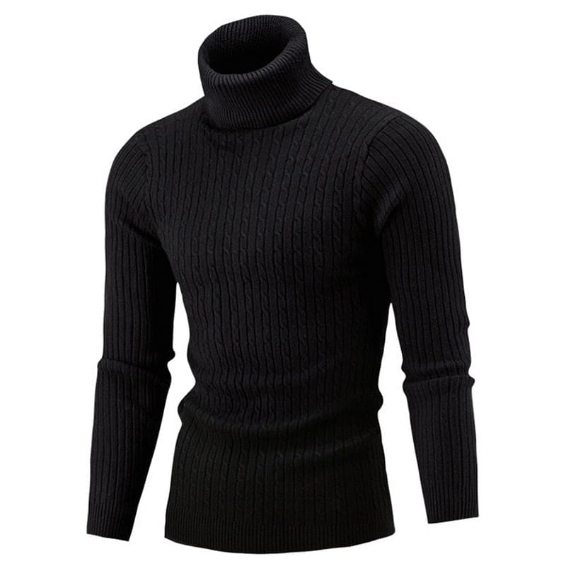 Pull col roulé torsadé pour homme – Image 7