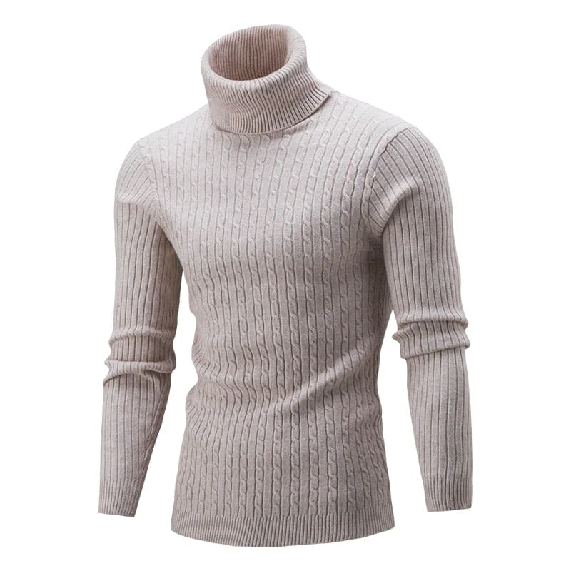 Pull col roulé torsadé pour homme – Image 5