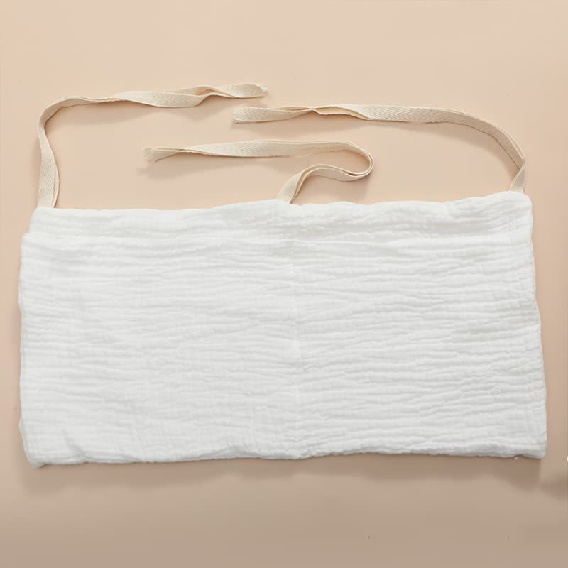 Sac de rangement pour lit de bébé en gaze de coton – Image 9