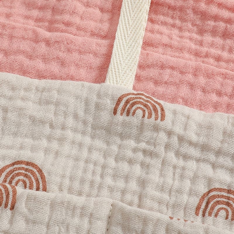 Sac de rangement pour lit de bébé en gaze de coton – Image 6