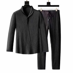 Ensemble cocooning pour homme en matière texturée