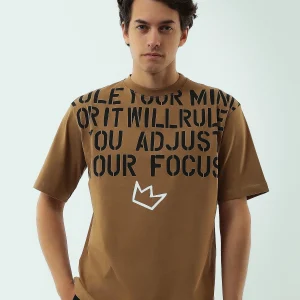 T-shirt Homme avec Imprimé Motivational - Confort et Style Unique - TSH25SPRO20238TM1