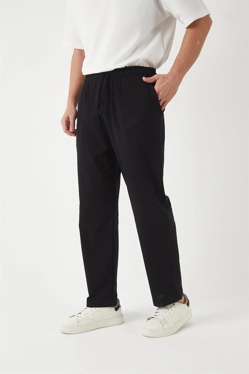 pantalon baggy homme coton léger respirant – Image 3