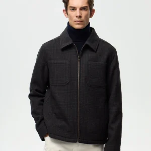 RIVOLI Carreaux - Kaki/Encre