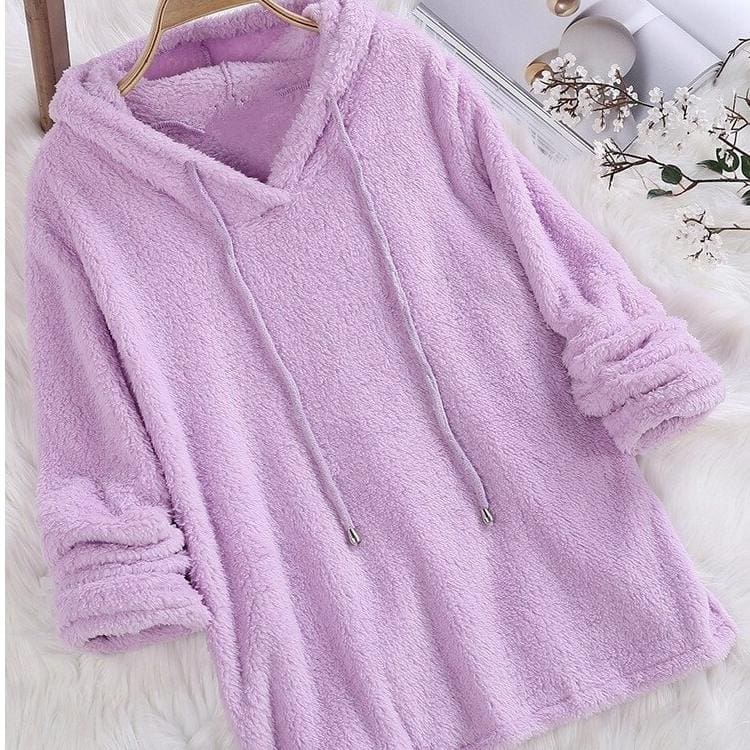 Pull à capuche peluche – Image 3