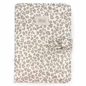 BABYSHOWER – Protège carnet léopard