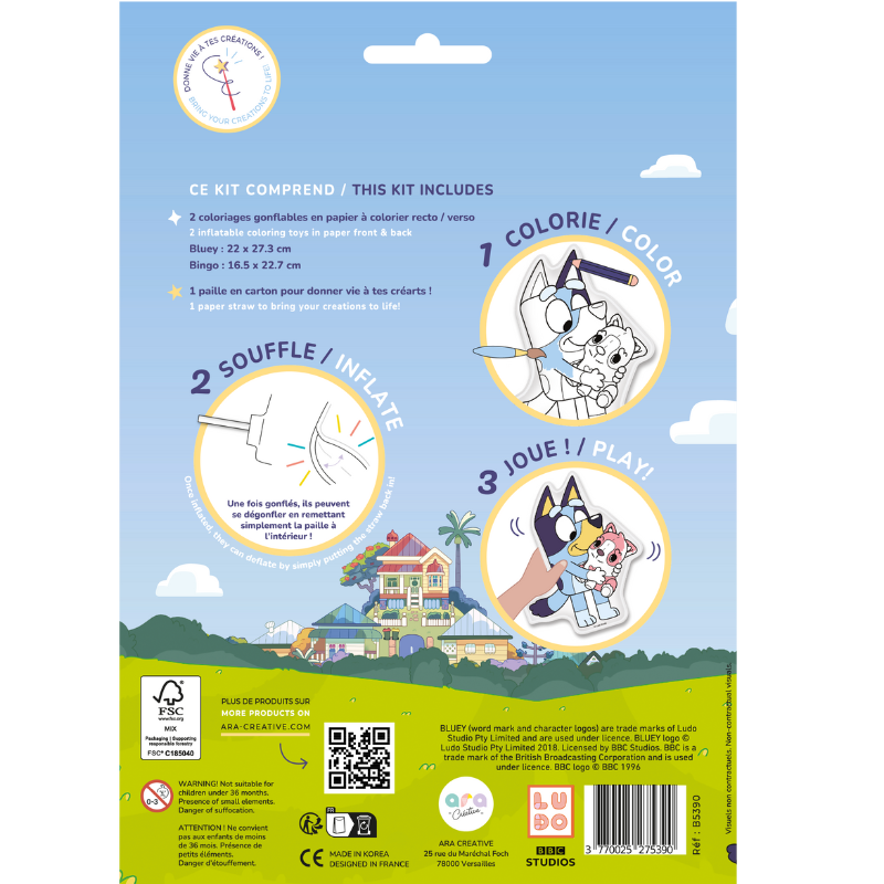 Ara créative – Coloriage gonflable Bluey – Image 9