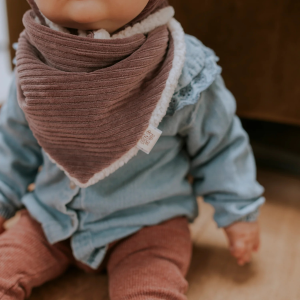 Rien que des bêtises – Cache cou Parme