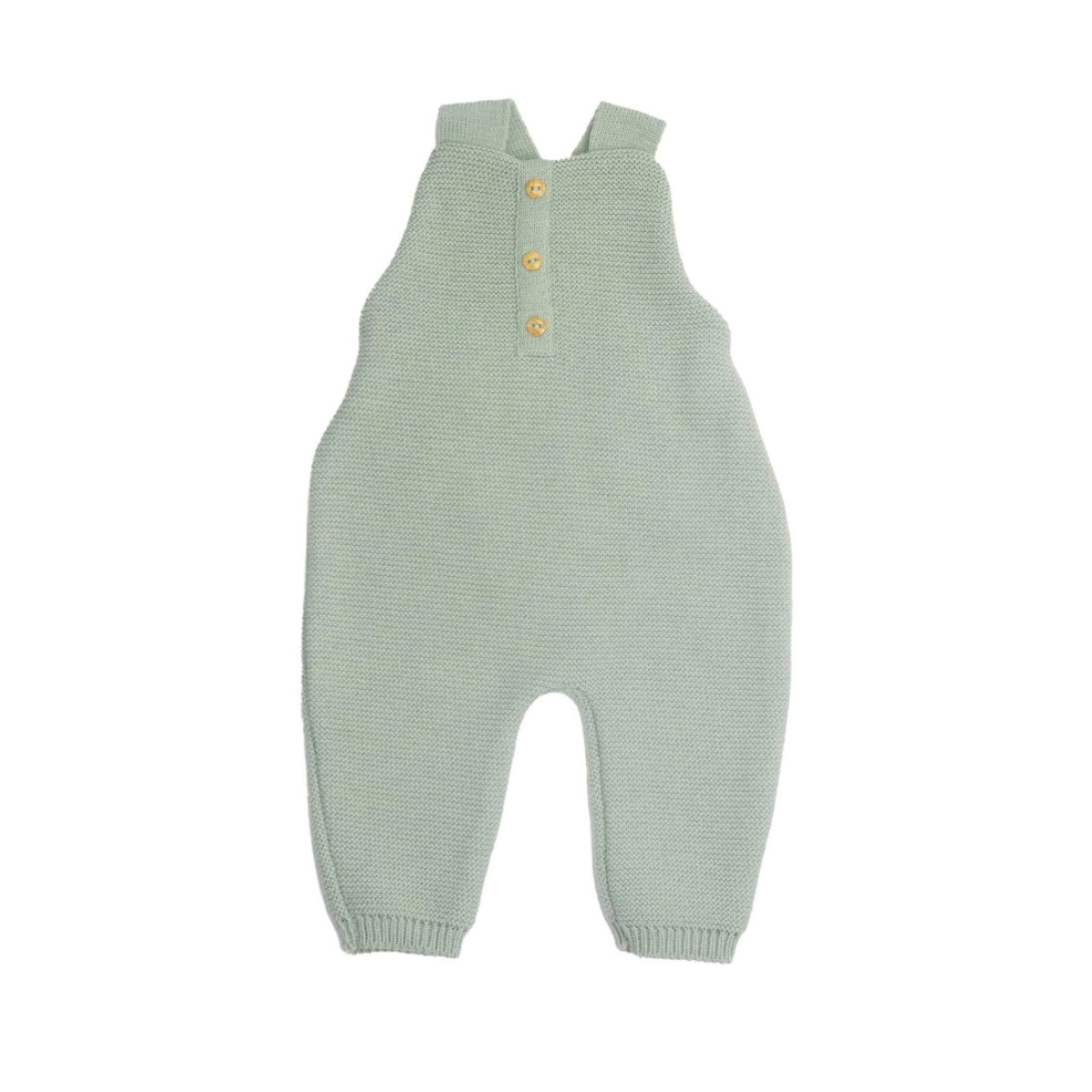 3kg7 – Salopette en maille vert sauge