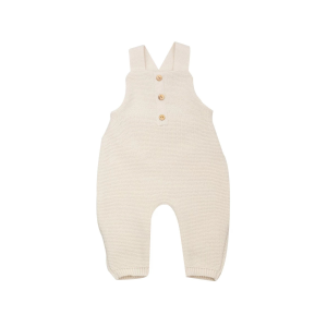 3KG7 – Salopette en maille sable 0/1 mois