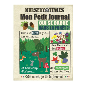 Poppik – Mon petit journal « Qui se cache dans la forêt ? »