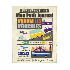 Poppik – Mon petit journal « Vroum les véhicules »