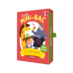 Auzou – Jeu de mini bac g comme girafe