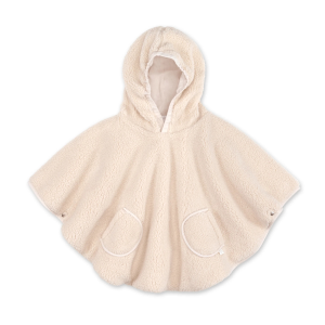 Bemini – Poncho 9-36m ficelle teddy + pady jersey