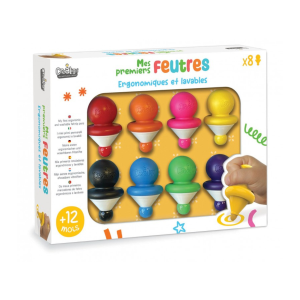 Créa lign&rsquo; – Mes premiers feutres x8