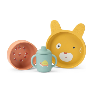 Moulin roty – Set de vaisselle « Trois petits lapins »