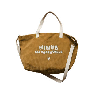 Zakuw – Sac XL velours « Minus en vadrouille »