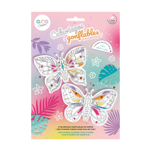 Ara créative – Coloriage gonflable Papillons