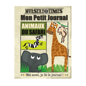Poppik – Mon petit journal Animaux du safari