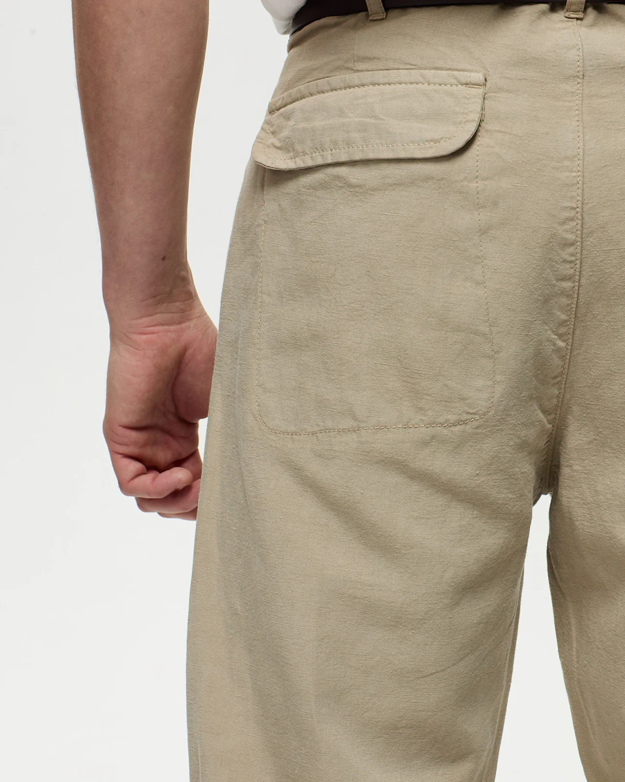 DIEGO Tencel/Lin - Beige Bambou – Image 6