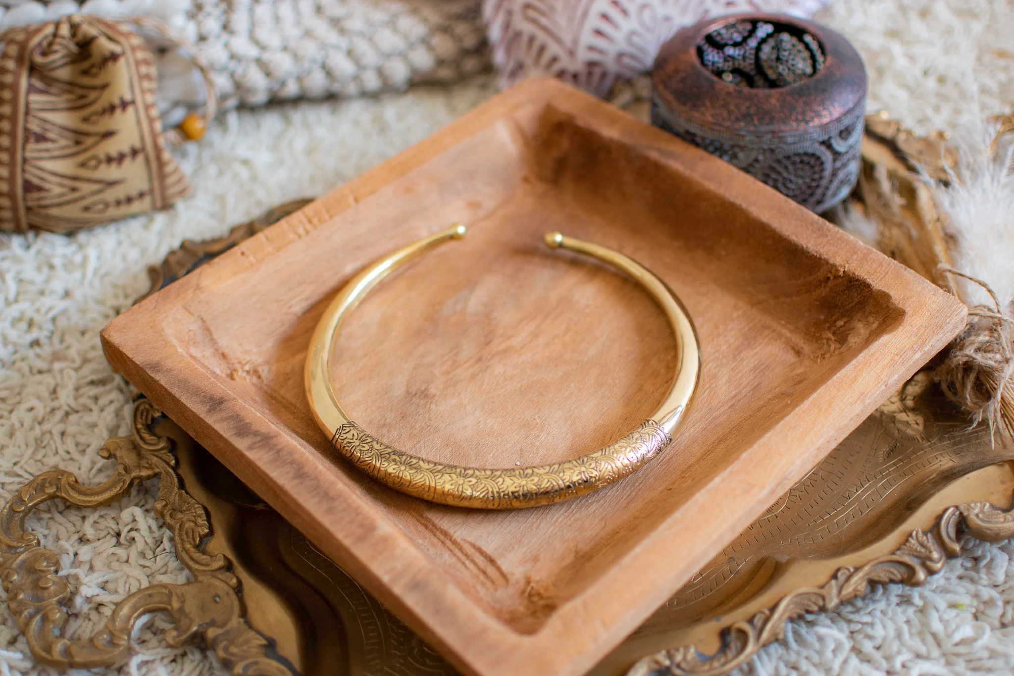 Collier bohème floral – Image 9