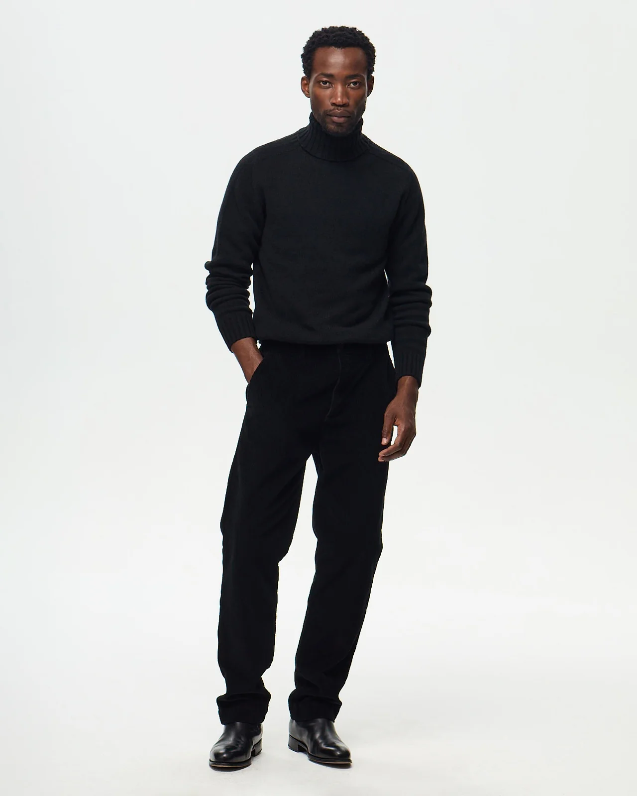 EMERSON Velours - Noir Khol