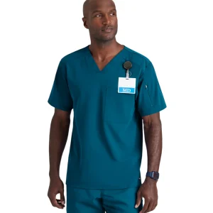 Haut Murphy col en V pour hommes Grey's Anatomy Spandex Strech #GRST079
