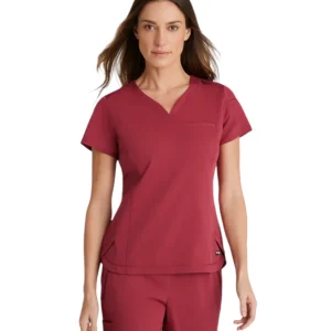 Haut Capri col en V pour femmes  Grey's Anatomy Spandex Strech #GRST136X