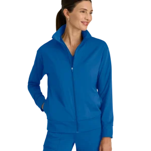 Veste manches tombantes, 4 poches, tricot extensible, Grey's Anatomy  #GRSW923X (2XL&+)