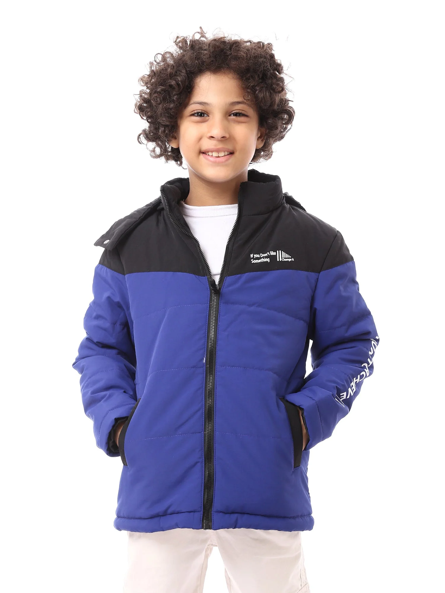 Veste d’hiver garçon matelassée avec fermeture zippée au design pratique - JAC24WFWP28818TB1 – Image 5