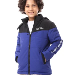 Veste d’hiver garçon matelassée avec fermeture zippée au design pratique - JAC24WFWP28818TB1