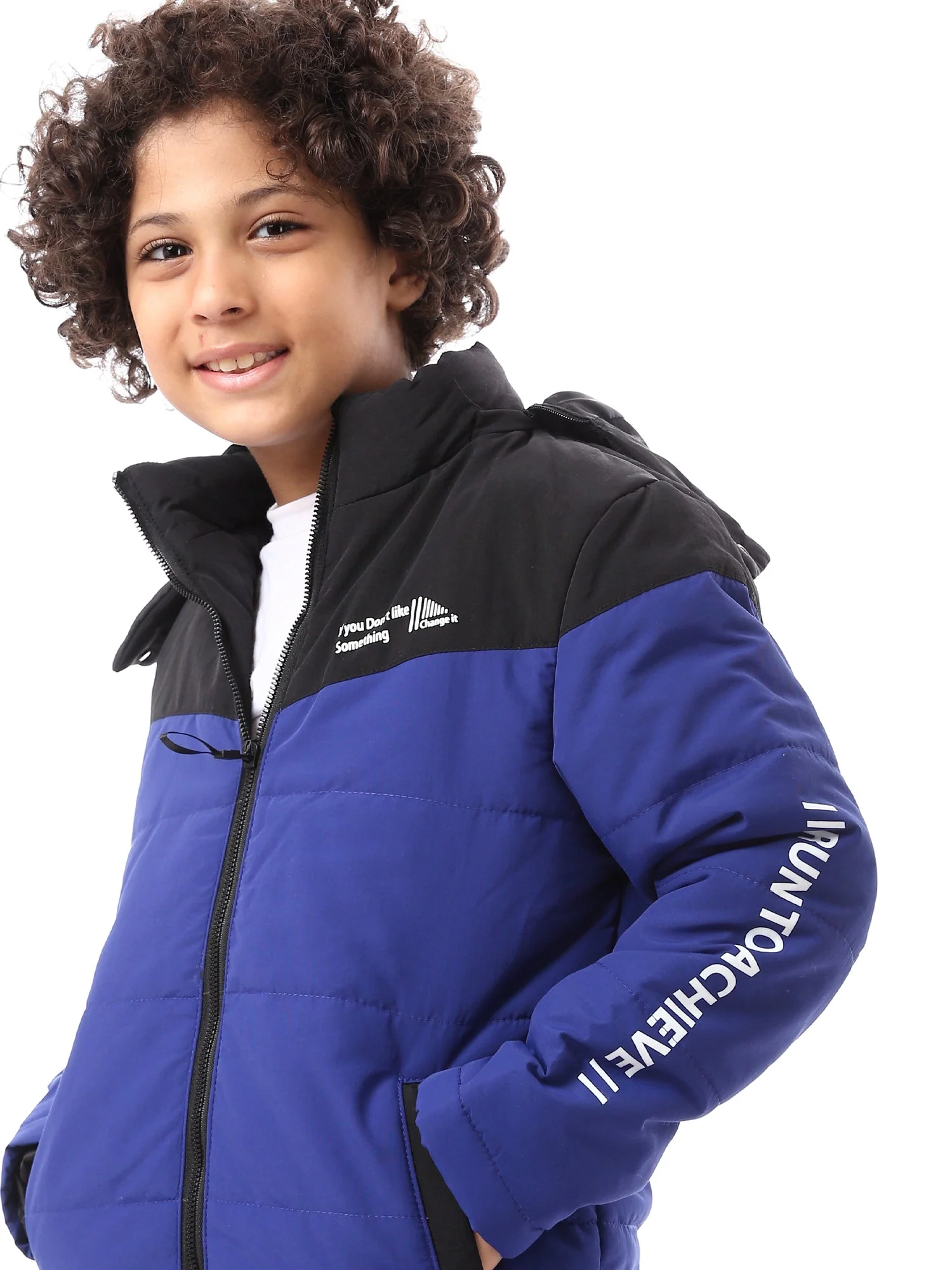 Veste d’hiver garçon matelassée avec fermeture zippée au design pratique - JAC24WFWP28818TB1 – Image 4