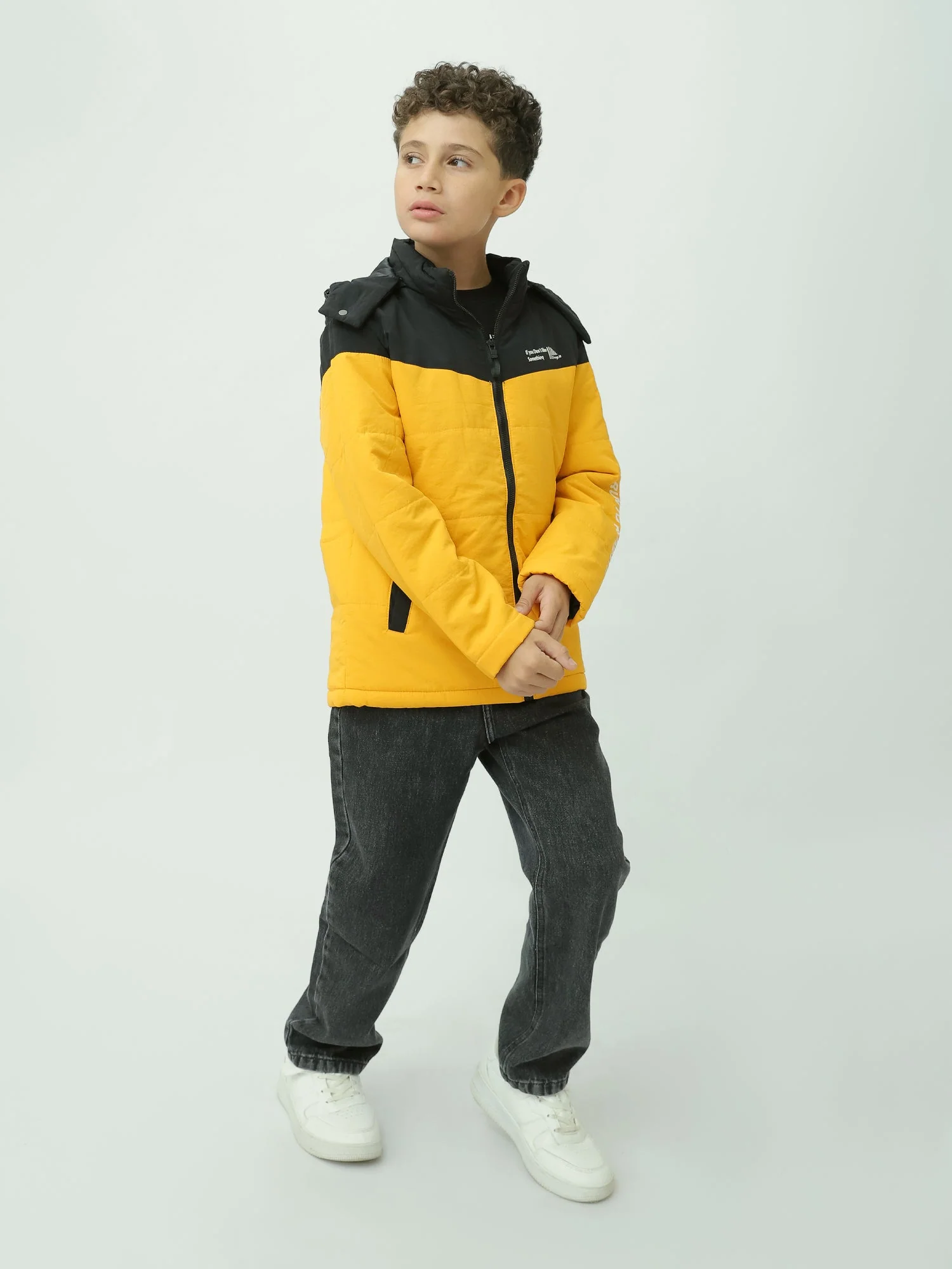 Veste d’hiver garçon matelassée avec fermeture zippée au design pratique - JAC24WFWP28818TB1 – Image 9