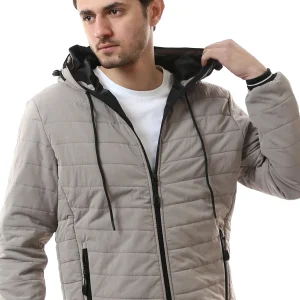 Veste pour homme matelassée avec capuche – Design moderne et chaud - JAC24WWBP28418TS1