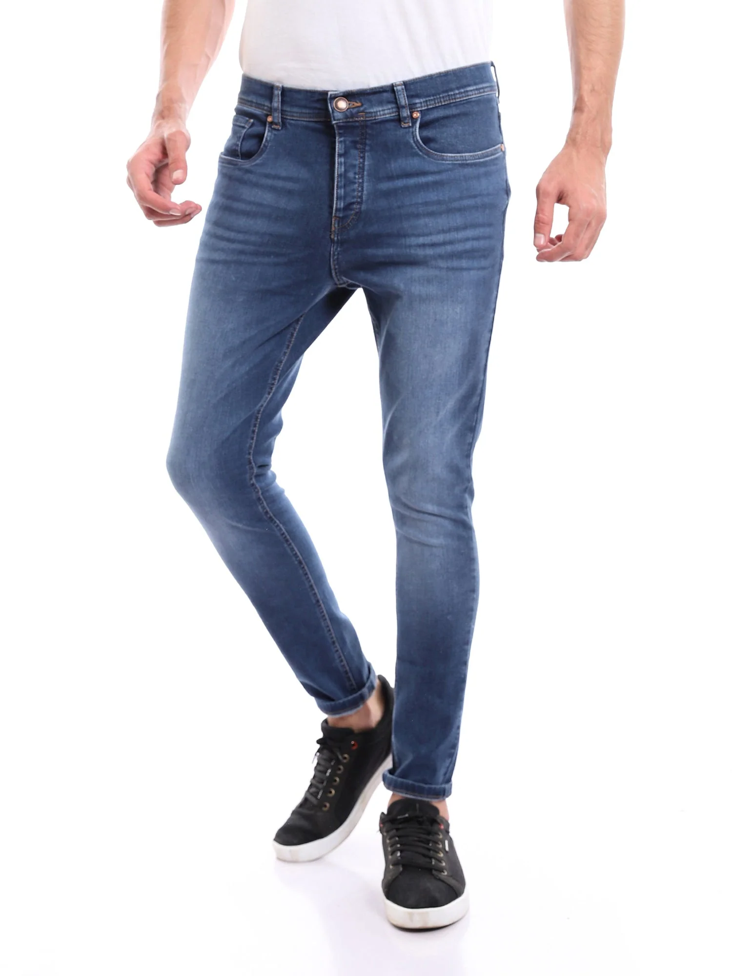 Jeans Homme Skinny – Style Moderne et Confort Exceptionnel pour Tous les Jours - JNS22SFDN22174TM1 – Image 2