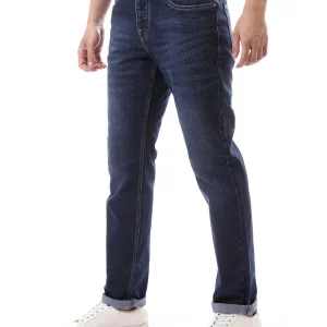 Pantalon en jean pour homme à coupe droite avec un look moderne, idéal pour un usage quotidien - JNS22SFDN22902TS1