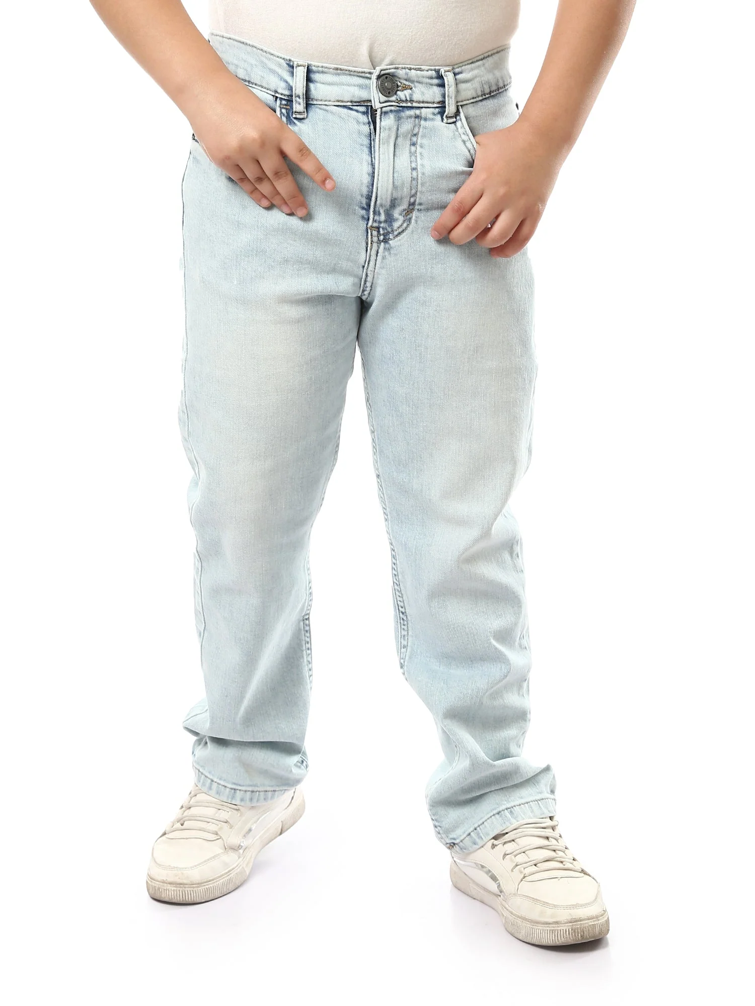 Jean garçon coupe droite en denim – JNS23GRBW31380TB1 – Image 9