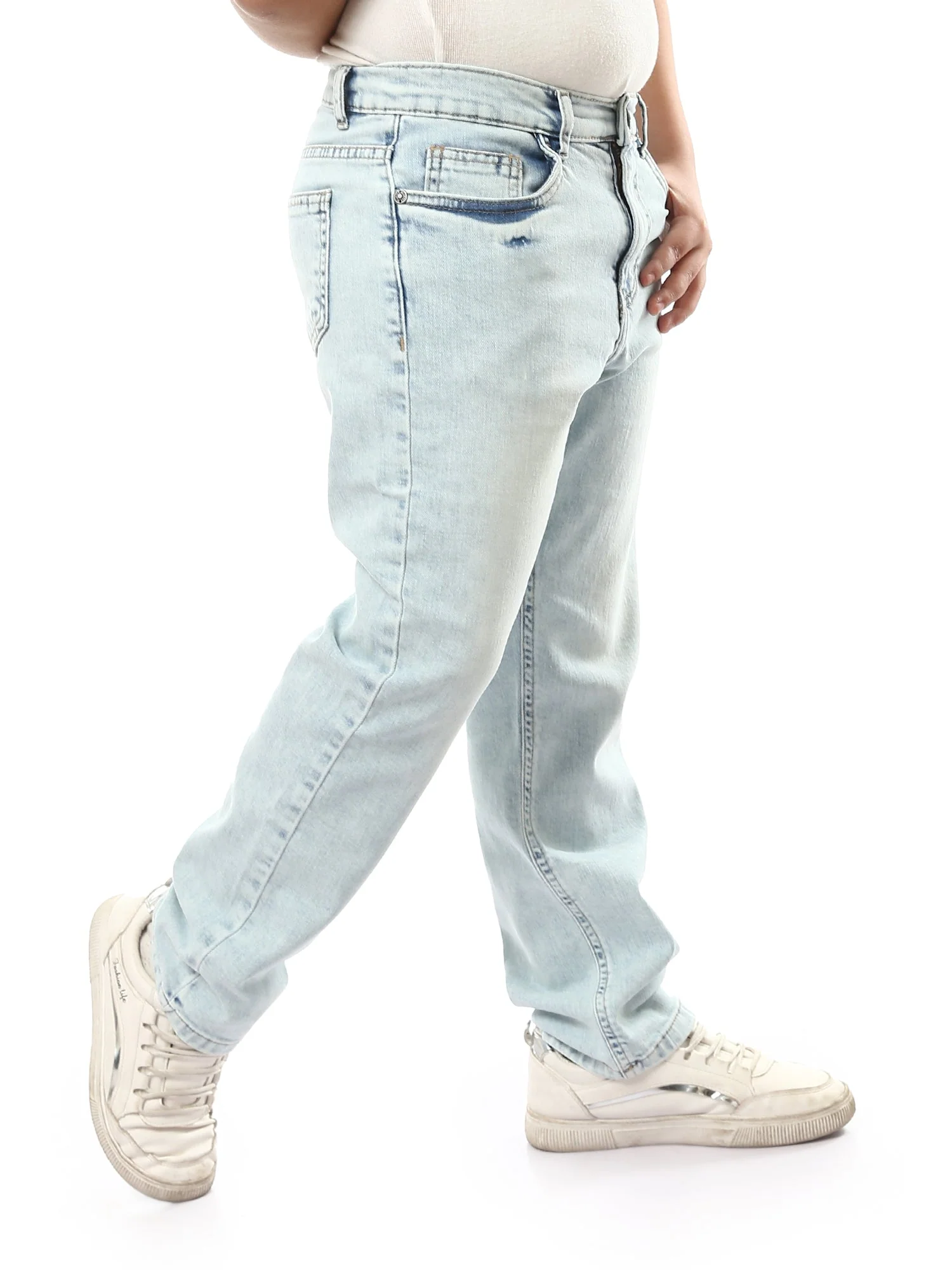 Jean garçon coupe droite en denim – JNS23GRBW31380TB1 – Image 6